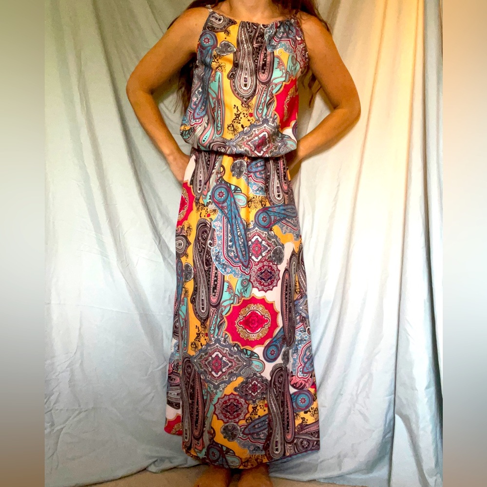 Paisley Maxi Dress